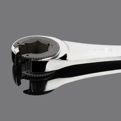 Flexible Head Tubing Ratchet Wrench - Fixed head / 8mm