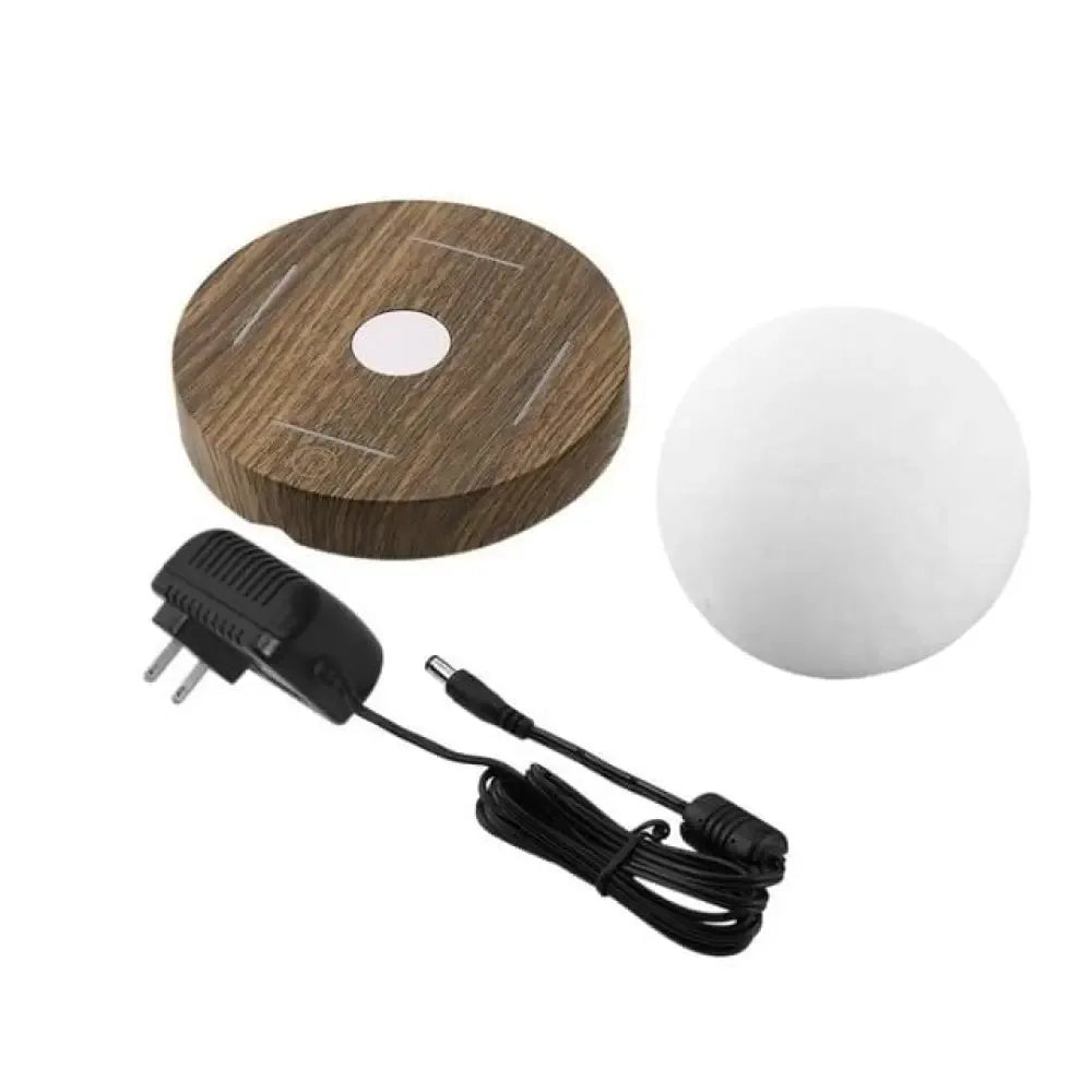 Floating Moon Lamp - Dark Wood / US Plug