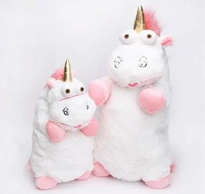 Fluffy & Cuddly Unicorn Plush - Super Soft Stuffed Animal for All Ages - Keychain