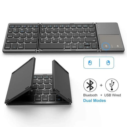 Foldable Bluetooth USB Charging Keyboard - 