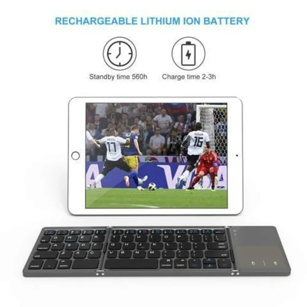Foldable Bluetooth USB Charging Keyboard - 