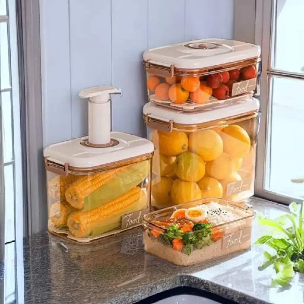 Food Saver Containers Vacuum Sealed Storage Box - 1.2L