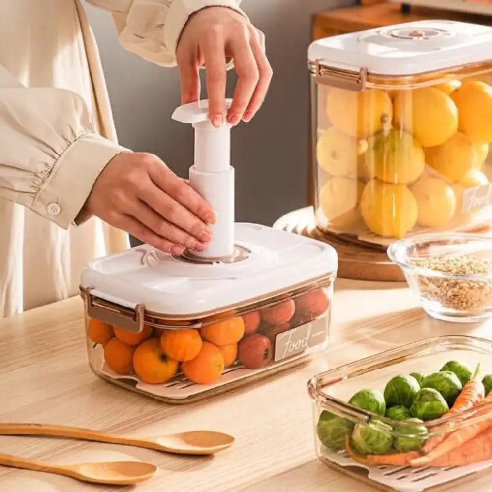 Food Saver Containers Vacuum Sealed Storage Box - 1.2L