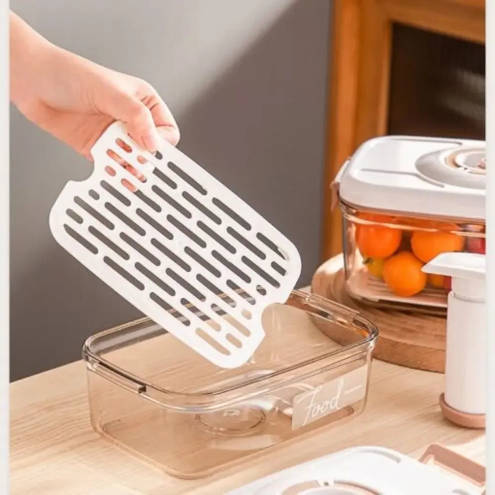 Food Saver Containers Vacuum Sealed Storage Box - 1.2L