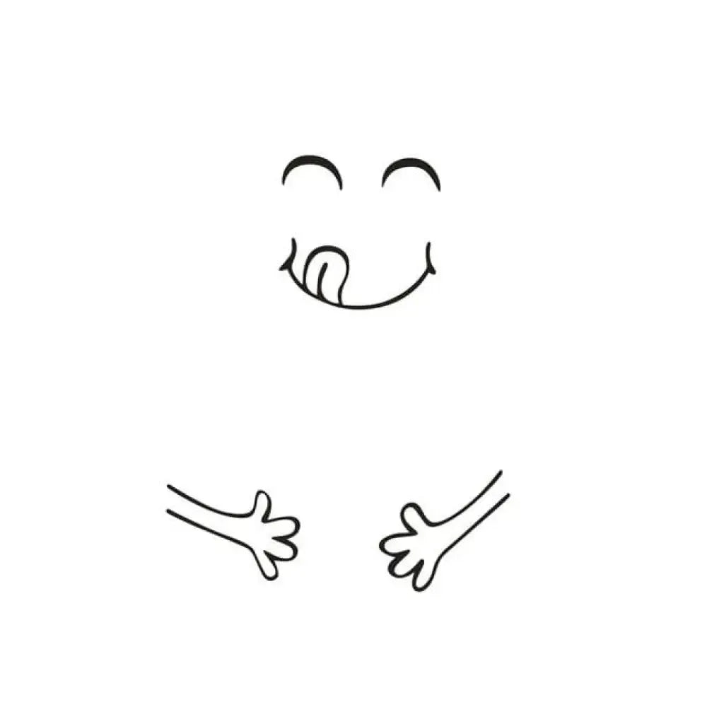 Fridge Face Sticker - D
