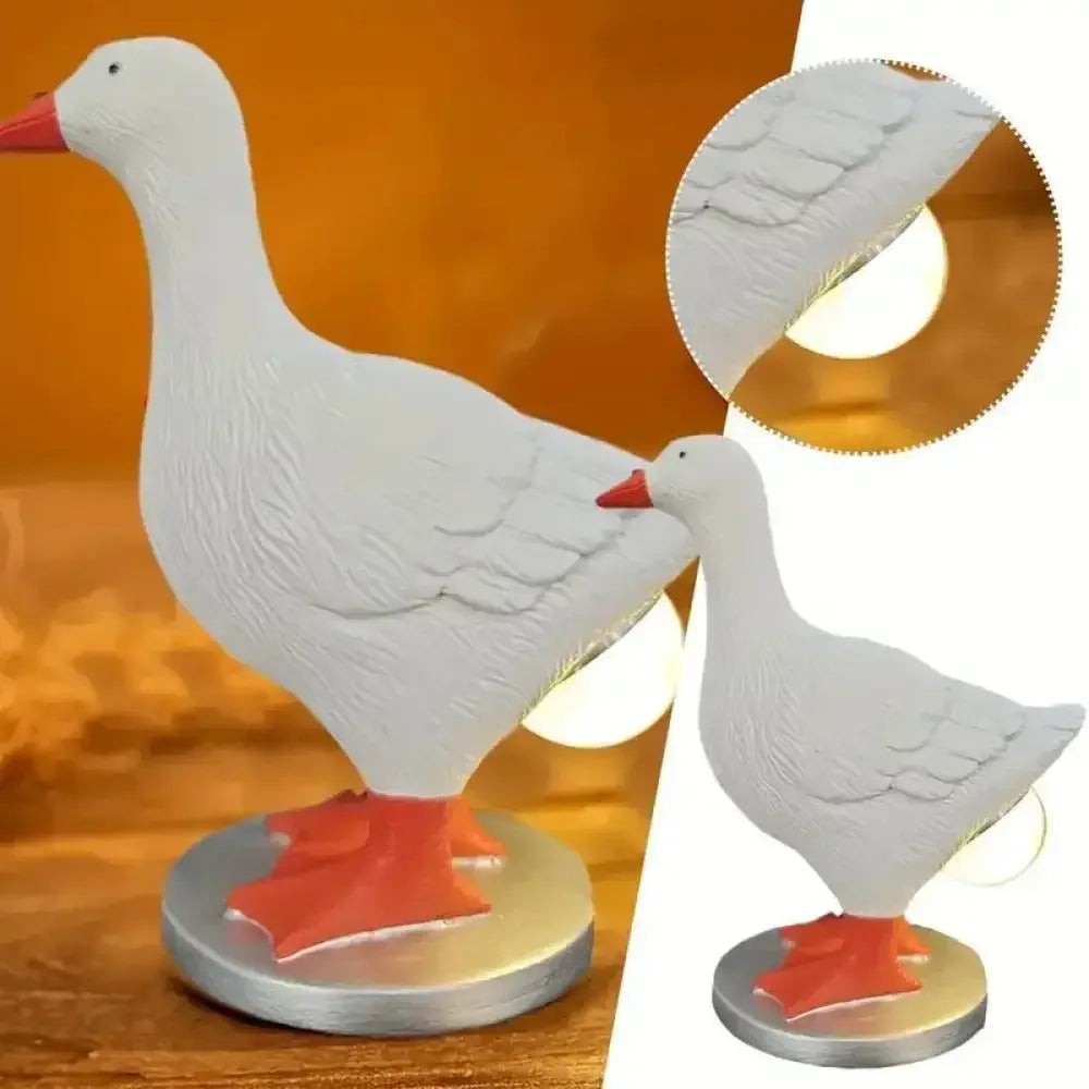 Funny Simulated Animal Chick Night Light Decorative LED Table Lamp for Easter & Home Decor - Hen