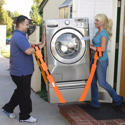 Furniture Lifting Moving Straps Shoulder Dolly for Appliance Mattress Carrier - 