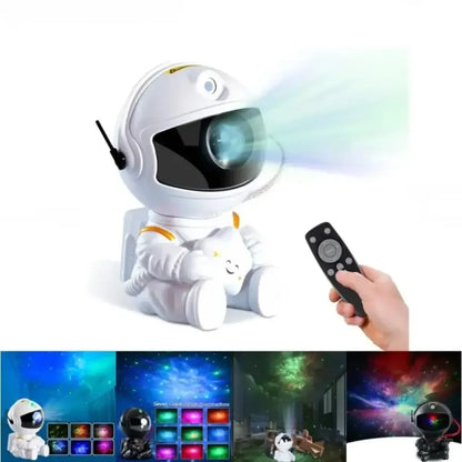 Galaxy Star Projector LED Night Light Starry Sky Astronaut Projectors Lamp - Guitar Black / USB Plug