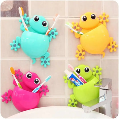 Gecko Toothbrush Holder - Yellow