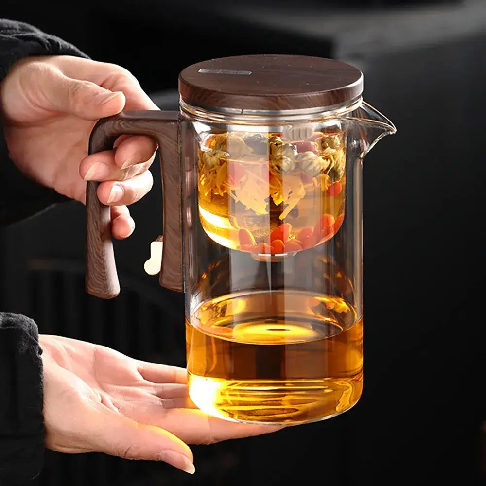 Glass Teapot Kettle Infuser with Magnetic Switch