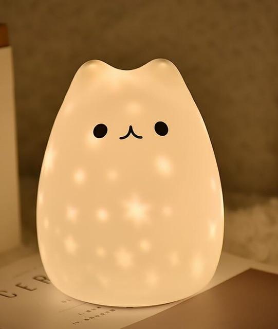 Glitter Animals LED night lamp