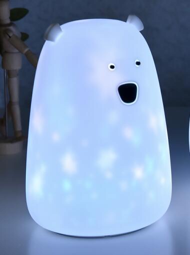 Glitter Animals LED night lamp