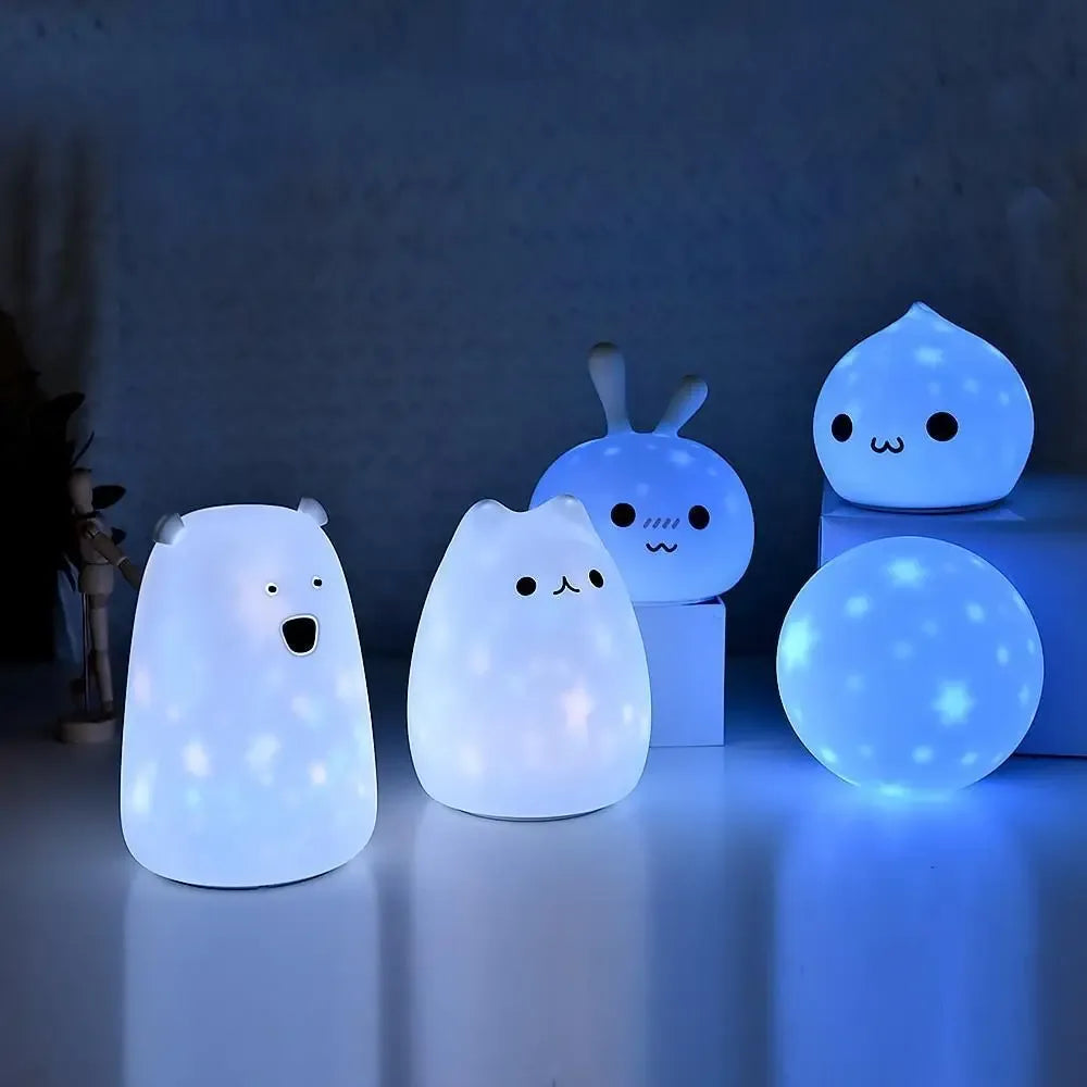 Glitter Animals LED night lamp - 1