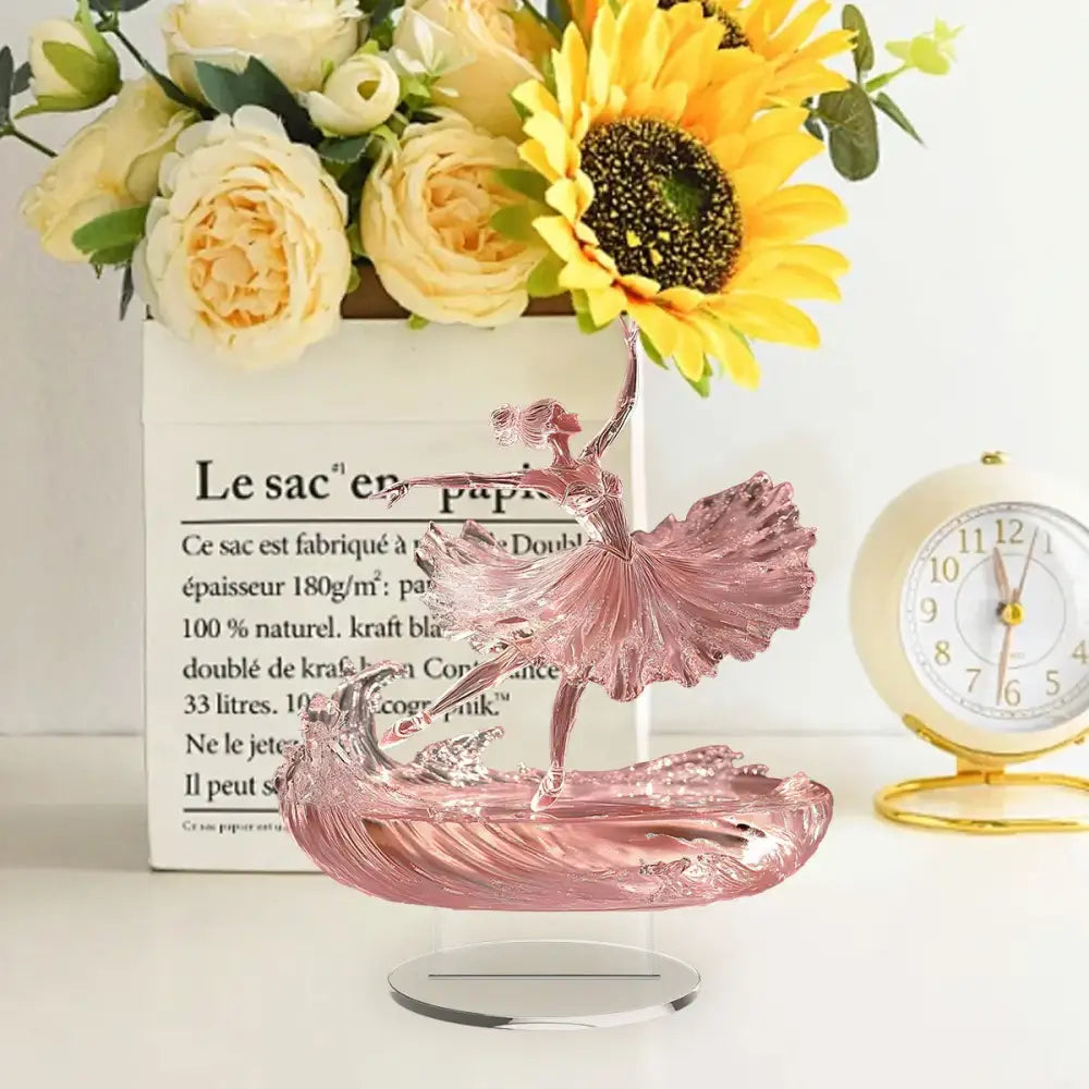 Graceful Ballet Dancer Statue Elegant Tabletop Decor & Gift for Dancers