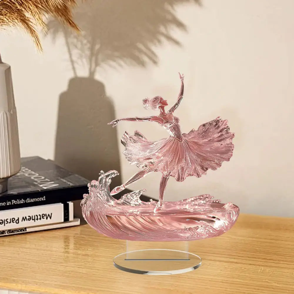 Graceful Ballet Dancer Statue Elegant Tabletop Decor & Gift for Dancers