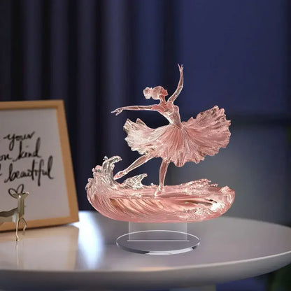 Graceful Ballet Dancer Statue Elegant Tabletop Decor & Gift for Dancers - 