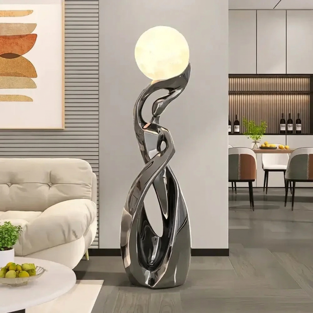 Aura Forme Abstract Lady Sculpture Lamp