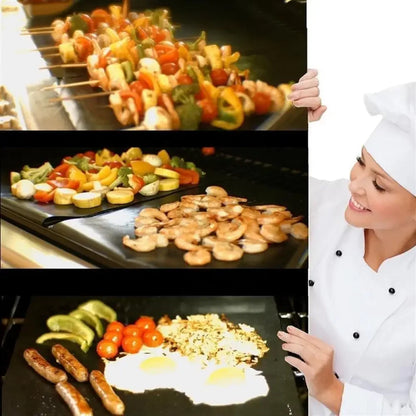 Grill Mat Non-Stick BBQ Grill Mats (5 pcs) - 