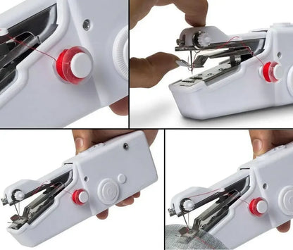 Handheld Sewing Machine Cordless Portable Electric Stitching Device - 