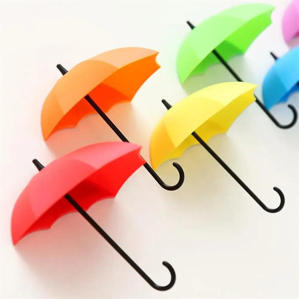 Hanging Umbrella Hook Set - Red, Orange, Yellow