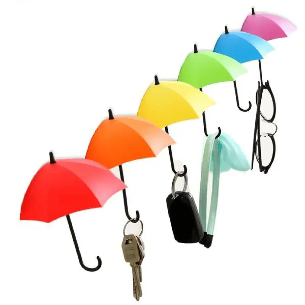 Hanging Umbrella Hook Set - Red, Orange, Yellow