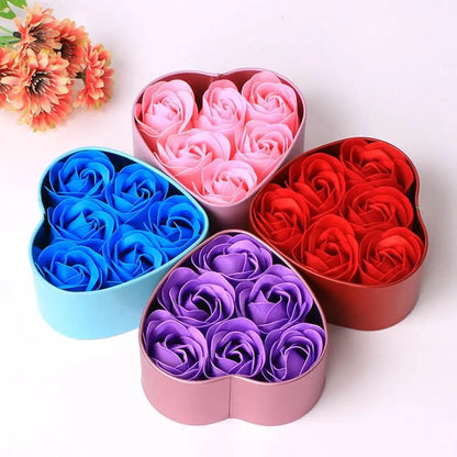 Heart Garden Soap Roses