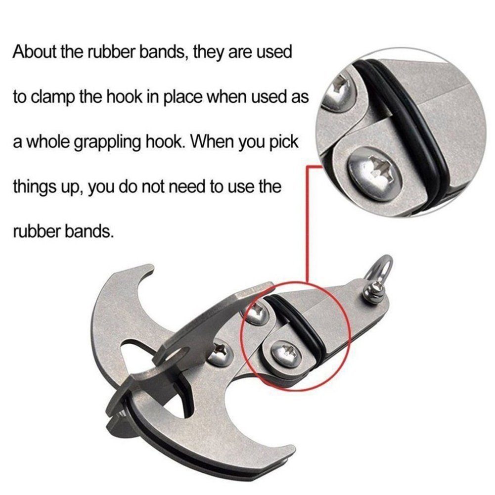 Heavy Duty Military Grappling Hook For Climbing