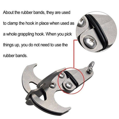 Heavy Duty Military Grappling Hook For Climbing