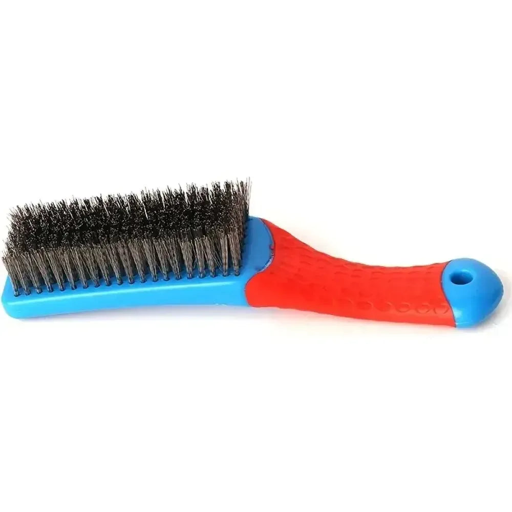 Heavy-Duty Stainless Steel Wire Brush | Rust, Slag & Paint Remover with Comfortable Ergonomic Handle - 