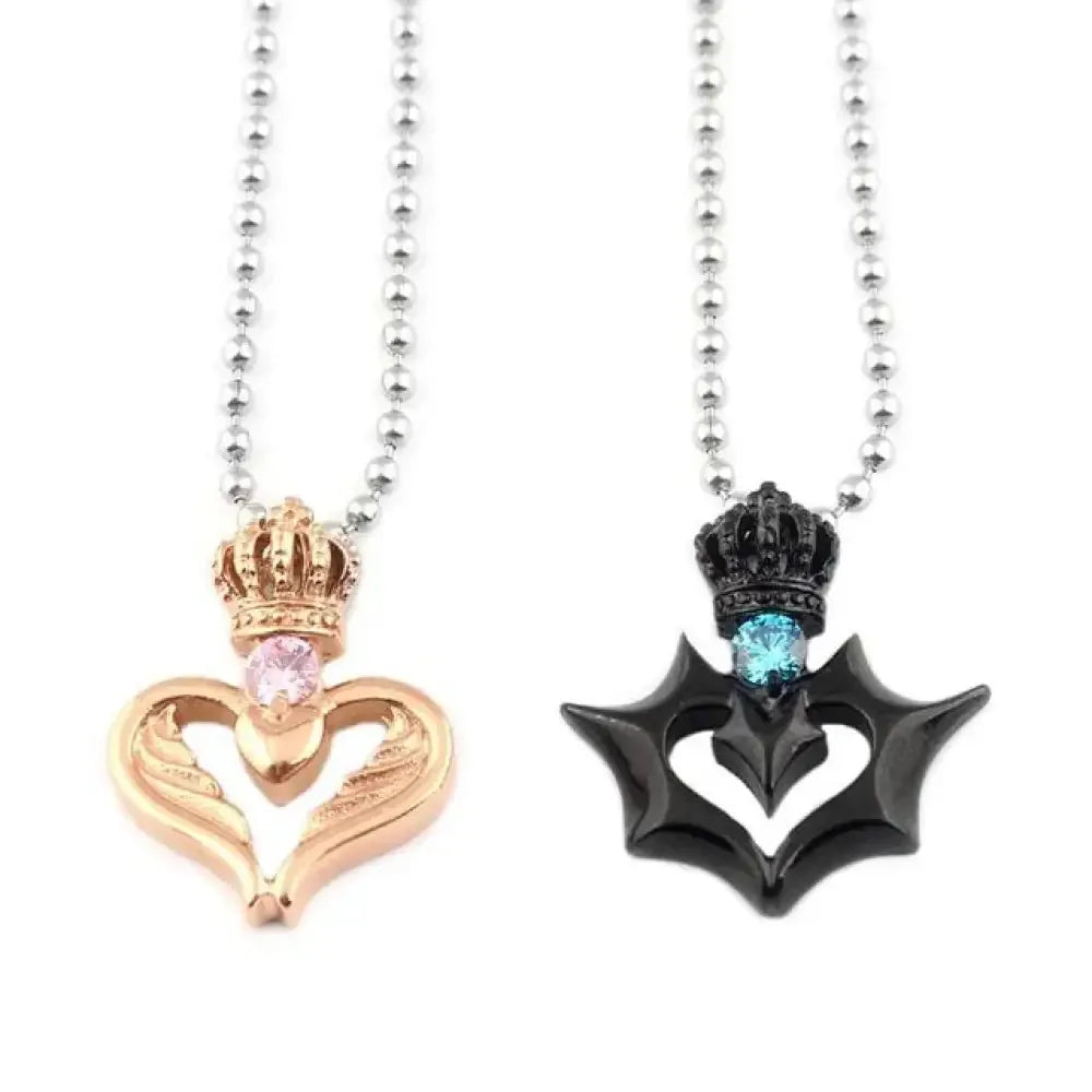 Her King His Queen Couple Necklace - Necklace Set 4