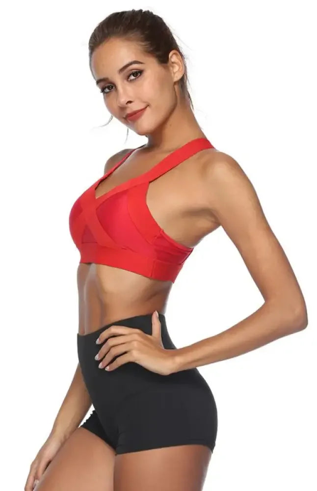 High-intensity exercise without steel ring running yoga beautiful back - Green / S