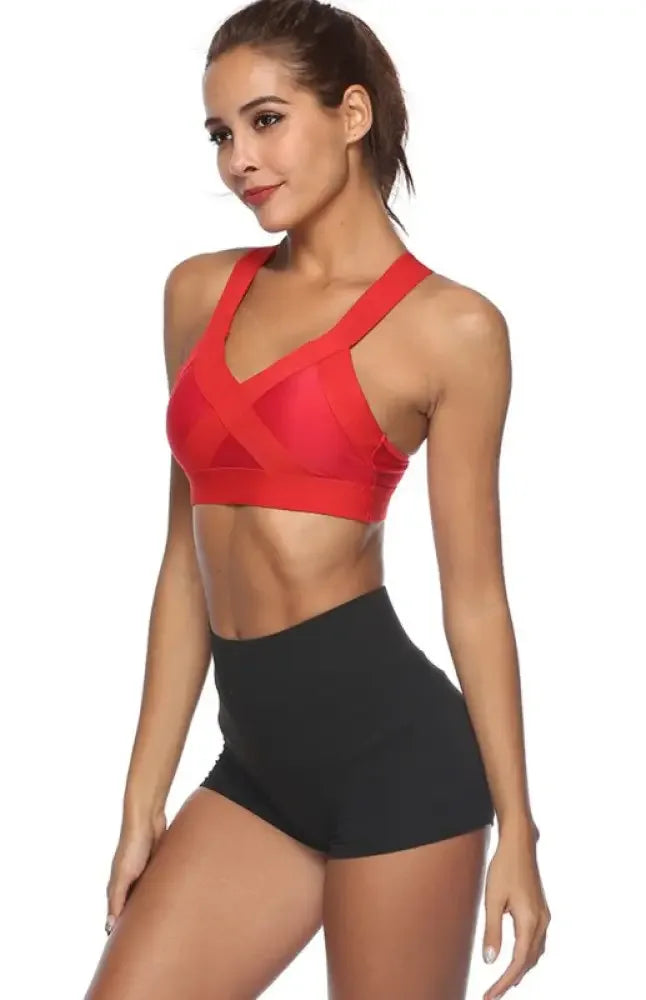 High-intensity exercise without steel ring running yoga beautiful back - Green / S