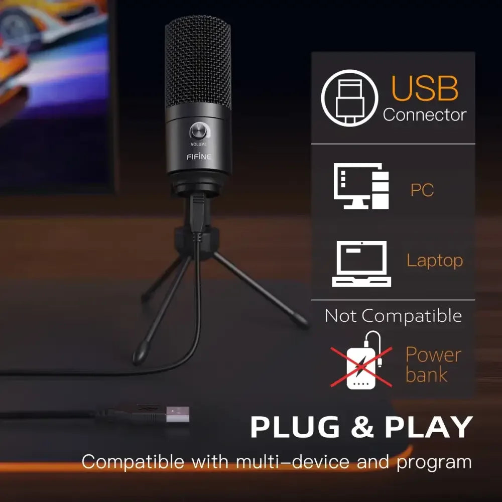 High Quality USB Microphone For Laptop Pc Recording - 