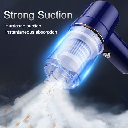 High Suction 2 in 1 Car Vacuum Cleaner Wireless Charging Air Duster For Home Office