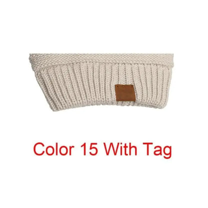 Hightail Beanie Ponytail Cap - Beige / Have Tag