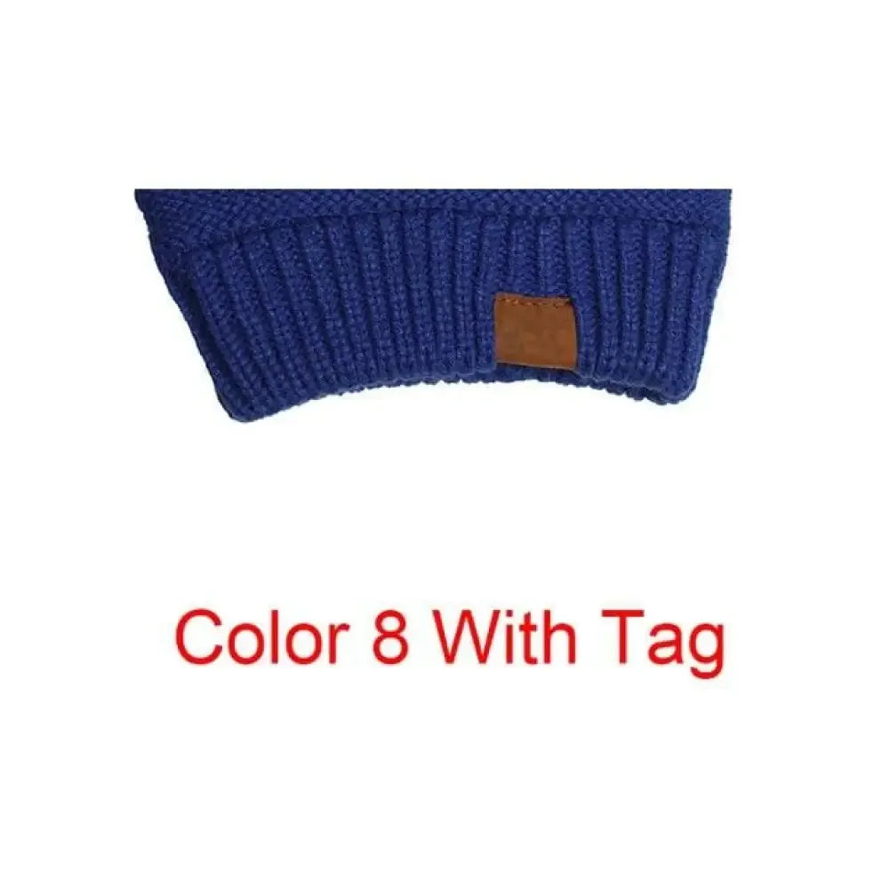 Hightail Beanie Ponytail Cap - Blue / Have Tag