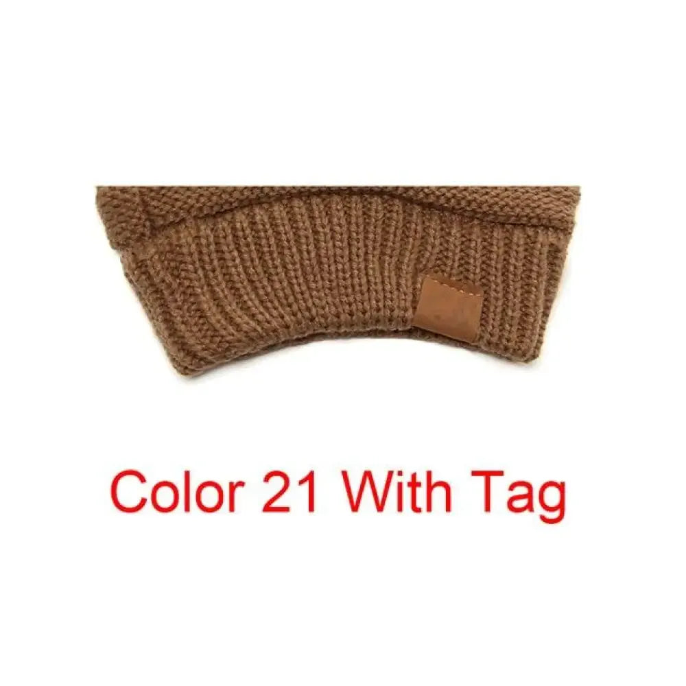 Hightail Beanie Ponytail Cap - Brown / Have Tag