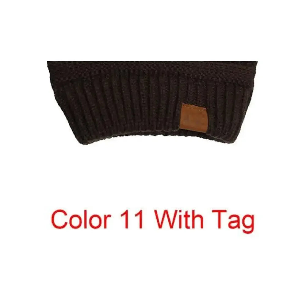 Hightail Beanie Ponytail Cap - Dark Brown / Have Tag