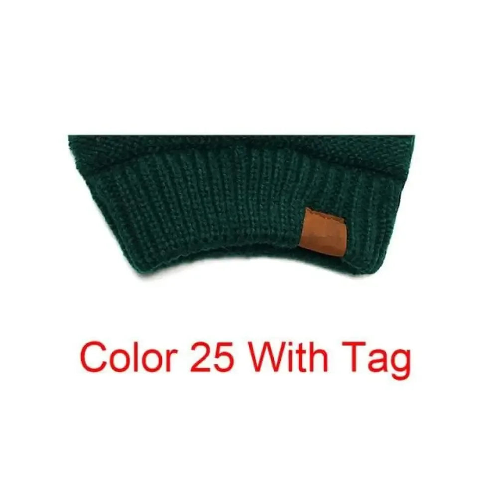 Hightail Beanie Ponytail Cap - Forest Green / Have Tag