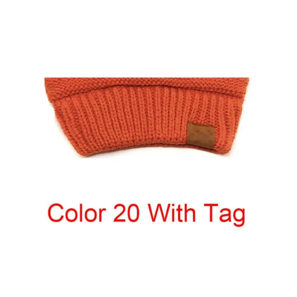 Hightail Beanie Ponytail Cap - Orange / Have Tag