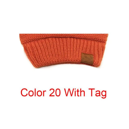 Hightail Beanie Ponytail Cap - Orange / Have Tag
