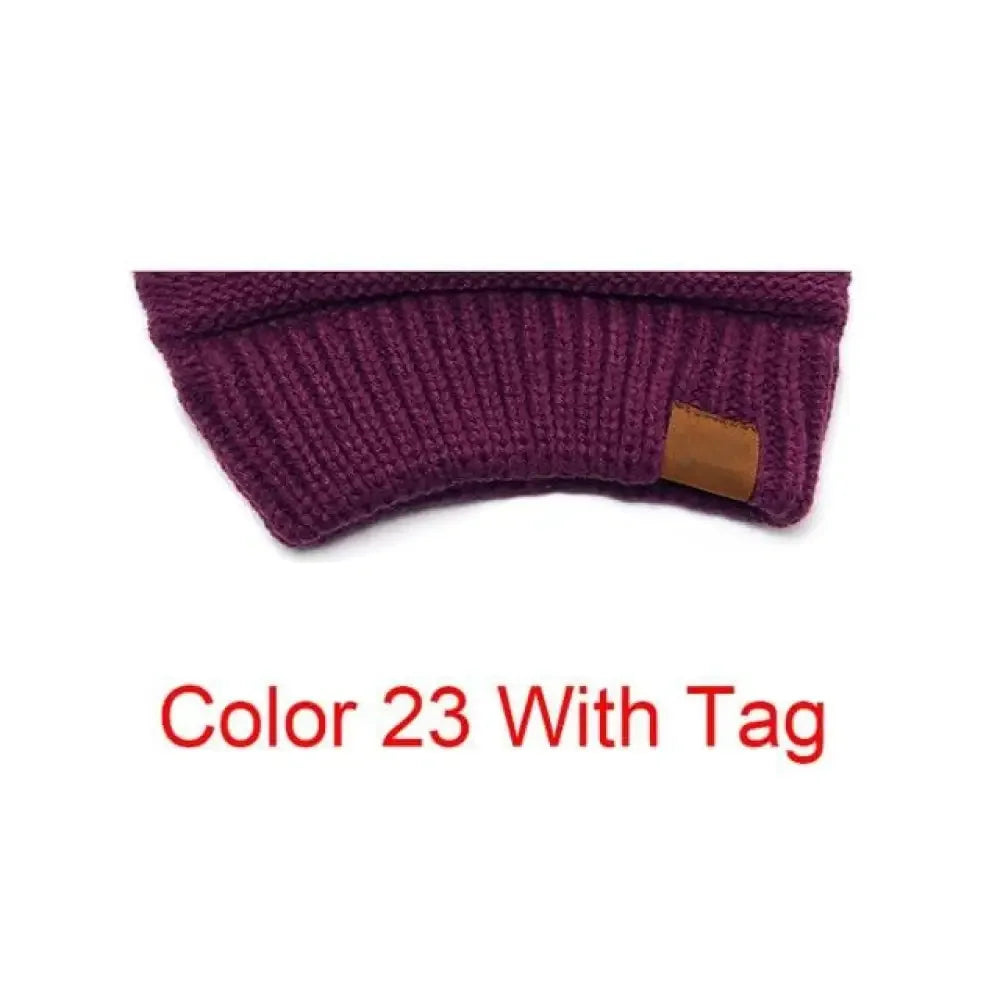 Hightail Beanie Ponytail Cap - Purple / Have Tag