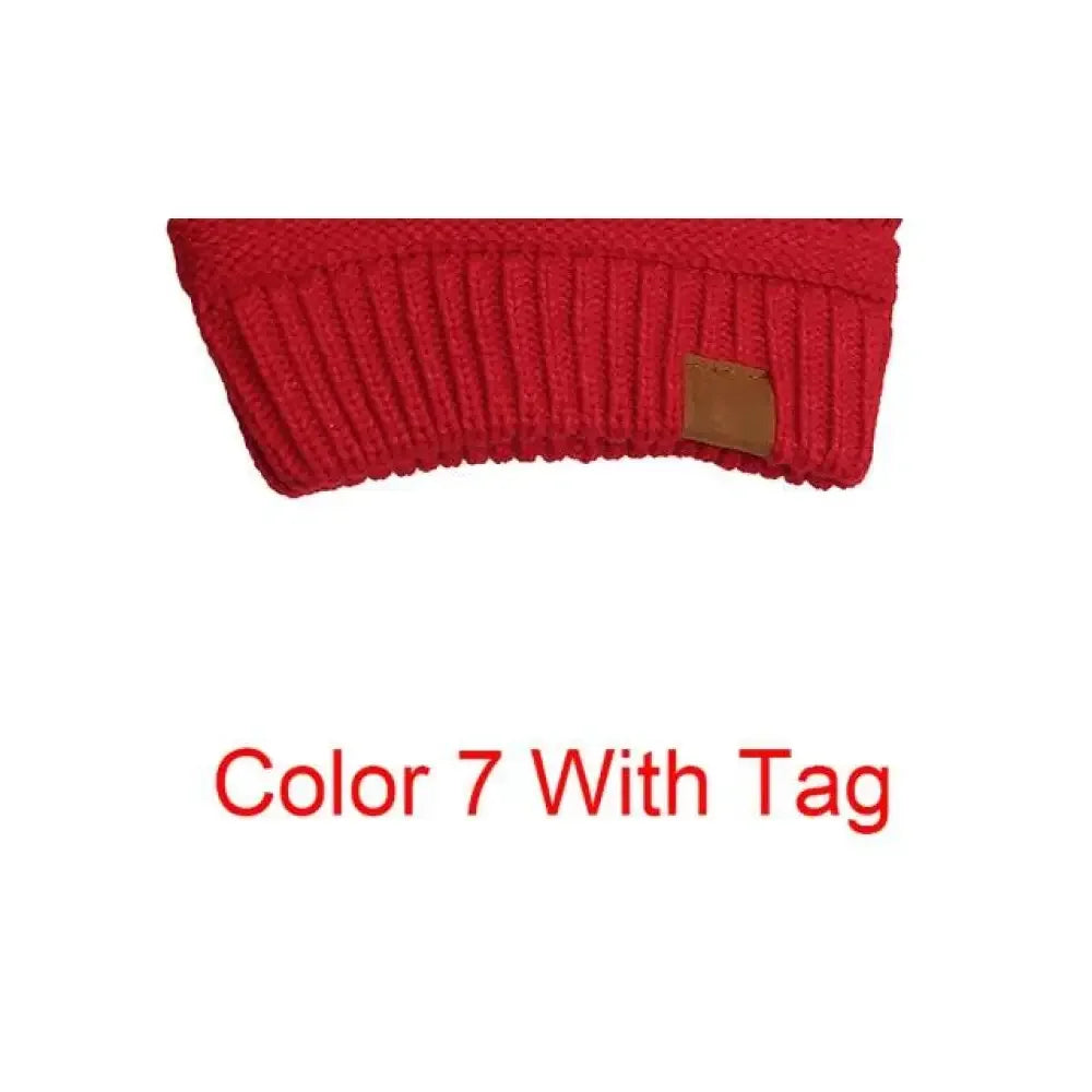 Hightail Beanie Ponytail Cap - Red / Have Tag