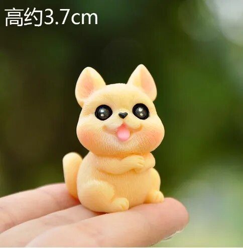 Home Decor Figurine Miniature French Bulldog Statue