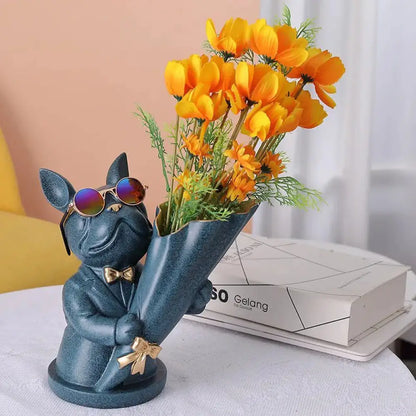 Home Decor Figurine Miniature French Bulldog Statue