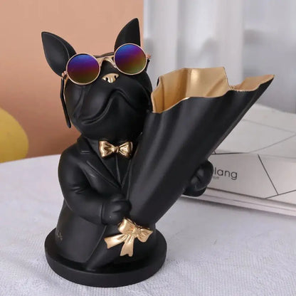 Home Decor Figurine Miniature French Bulldog Statue