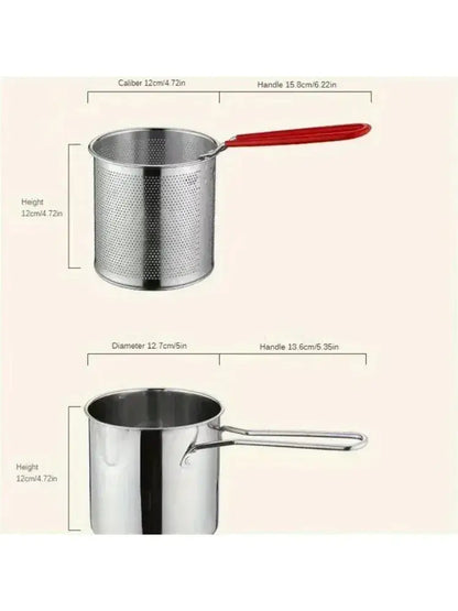 Home Deep Fryer with Filter Basket