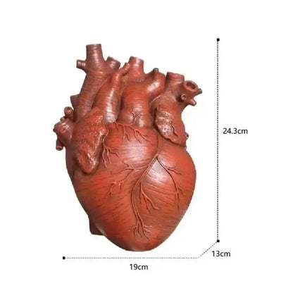 Human Heart Inspired Dry Flower Pot