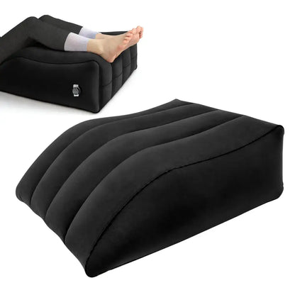 Inflatable Leg Elevation Pillow for Swelling Relief, Improved Circulation & Relaxation.