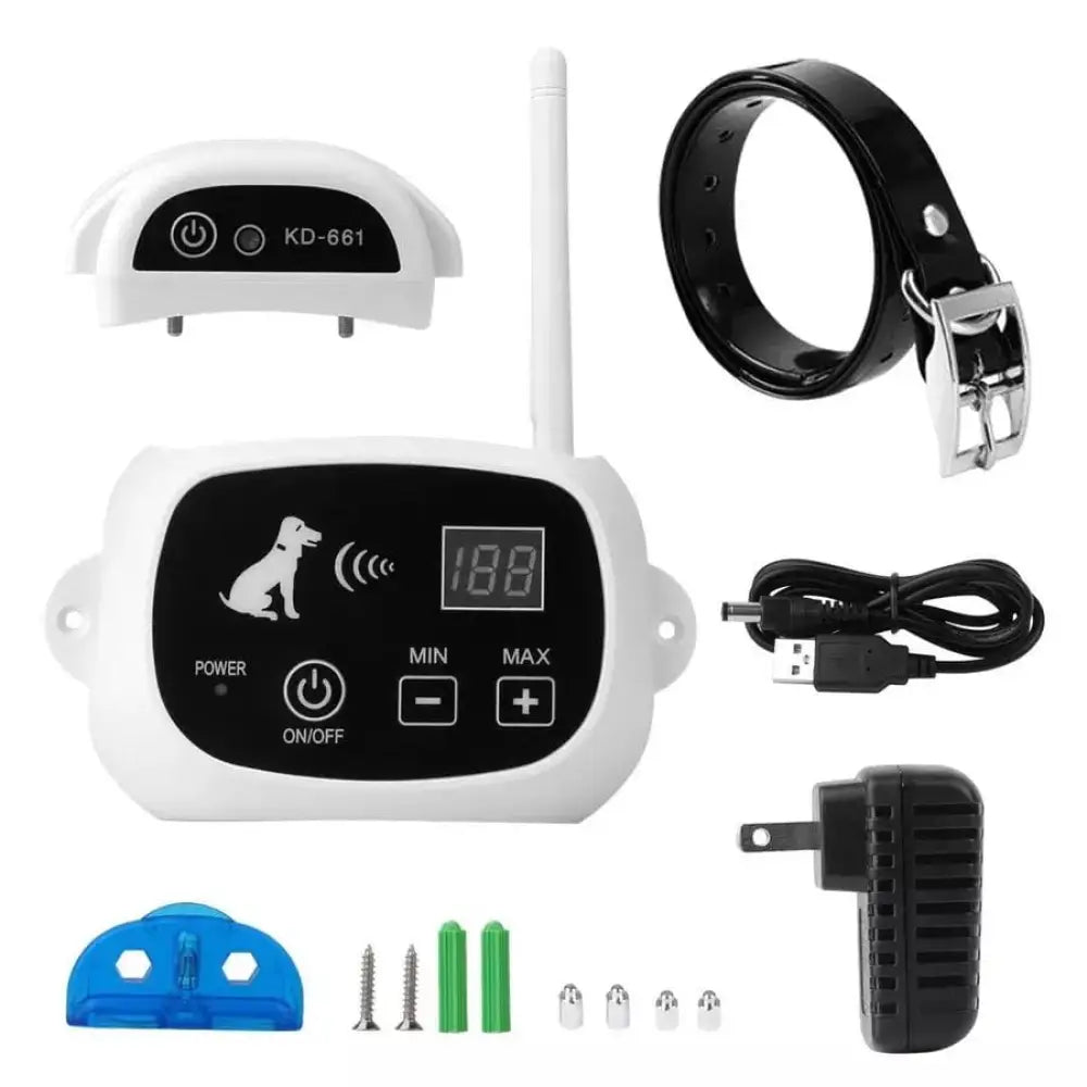 Invisible wireless dog fence with shock collars